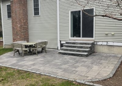 patio in Holden by Stone Builders Masonry