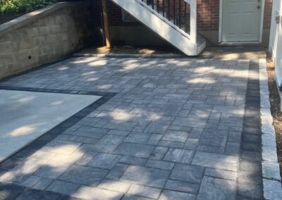 Holden patio wired for a hotter by by Stone Builders Masonry