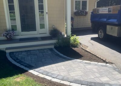 walkway in Holden by Stone Builders Masonry
